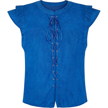Cosplay pirat: semiš majica s prslukom, unisex, proljeće 2025