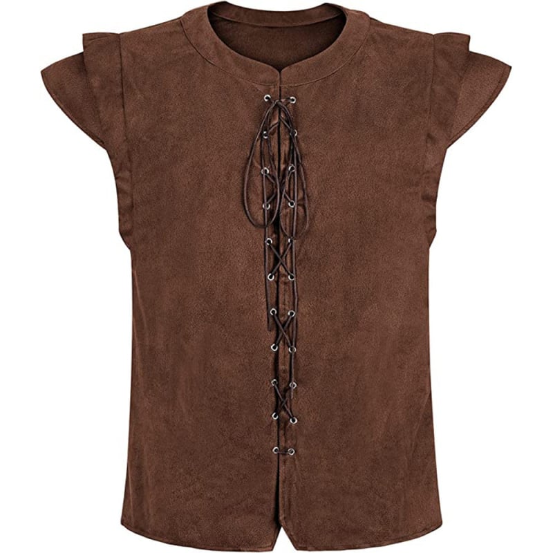 Cosplay pirat: semiš majica s prslukom, unisex, proljeće 2025