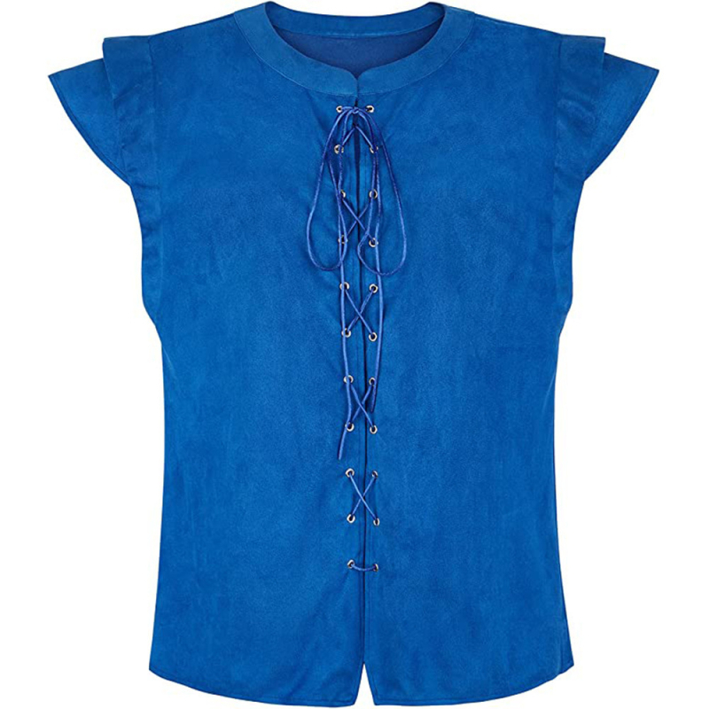 Cosplay pirat: semiš majica s prslukom, unisex, proljeće 2025