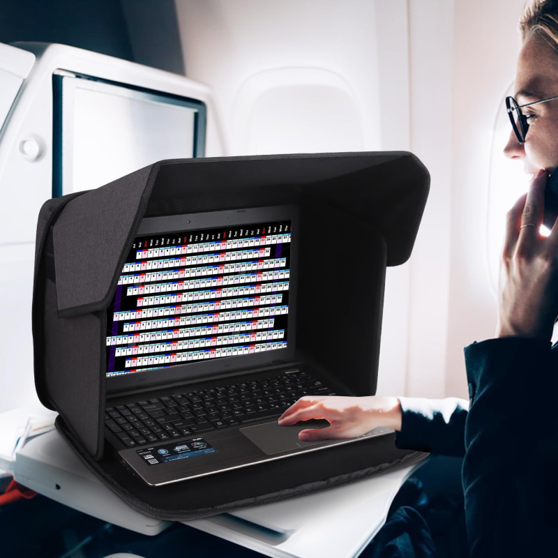 Zaštita zaslona za prijenosno računalo za privatnost, anti-glare, ultralak, proširivo, sklopivo, najlon, podstava od poliestera, proljeće 2025