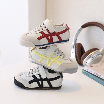 Dječje unisex tenisice s Velcro zatvaračem — proljeće 2026, gornji dio Super Fiber, gumeni potplat, uzrast 7–12 godina