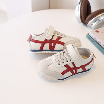 Dječje unisex tenisice s Velcro zatvaračem — proljeće 2026, gornji dio Super Fiber, gumeni potplat, uzrast 7–12 godina