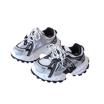 Dječje tenisice u stilu dad shoes — gornji dio PU+mreža; potplat od gume; zatvaranje na Velcro; lagane; protuklizne