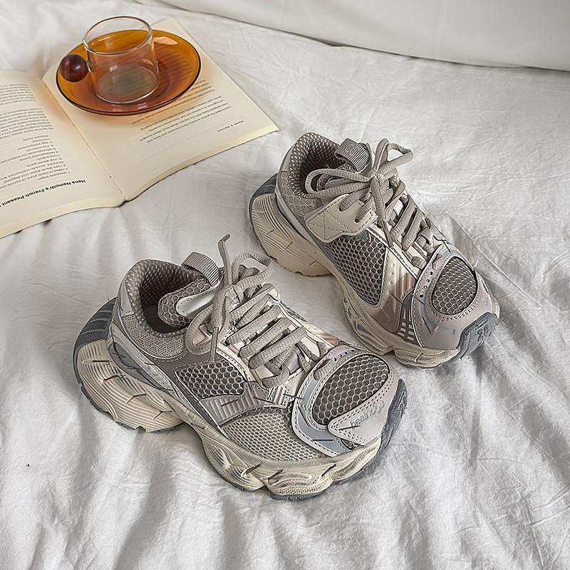Dječje tenisice Dad Shoes - lagane, prozračne s mrežastim gornjim dijelom, Velcro kopča, EVA đon, unisex, proljeće 2025