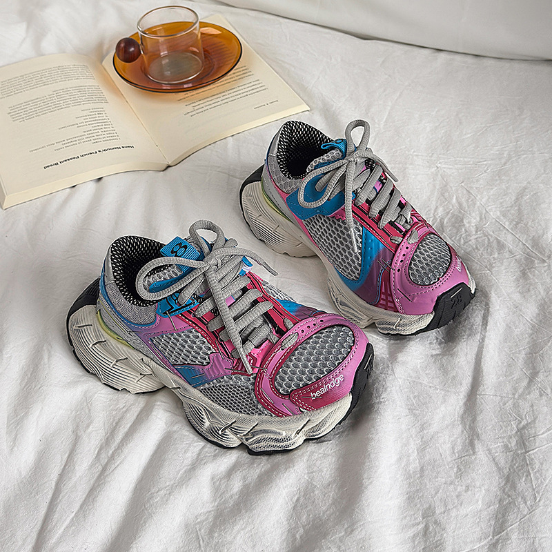 Dječje tenisice Dad Shoes - lagane, prozračne s mrežastim gornjim dijelom, Velcro kopča, EVA đon, unisex, proljeće 2025
