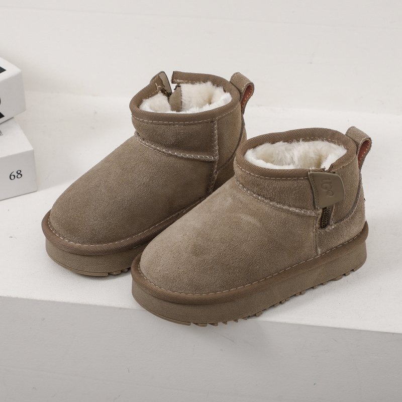 Mai Xiaomai dječje gležnjače od velura, mekana potplata, tople zimske, unisex, uzrast 1–16 godina