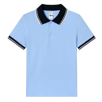Djeco polo majica s ovratnikom (logotip otisak, combed pamuk 96%+, ljetni stil, 3–8 godina)