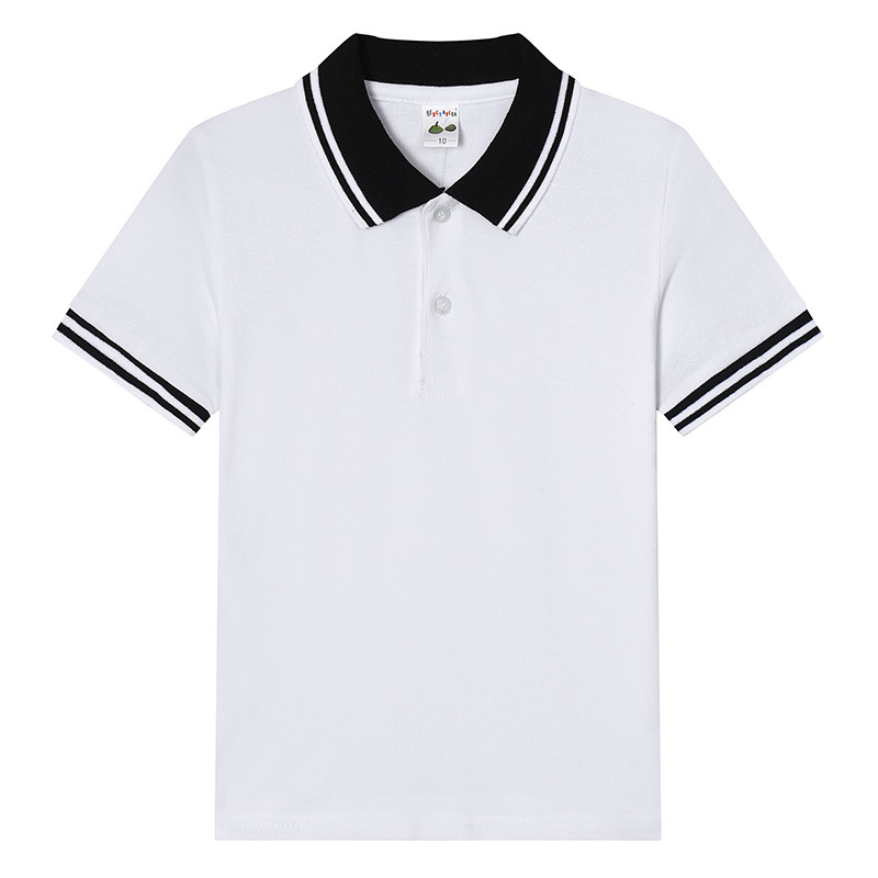 Djeco polo majica s ovratnikom (logotip otisak, combed pamuk 96%+, ljetni stil, 3–8 godina)