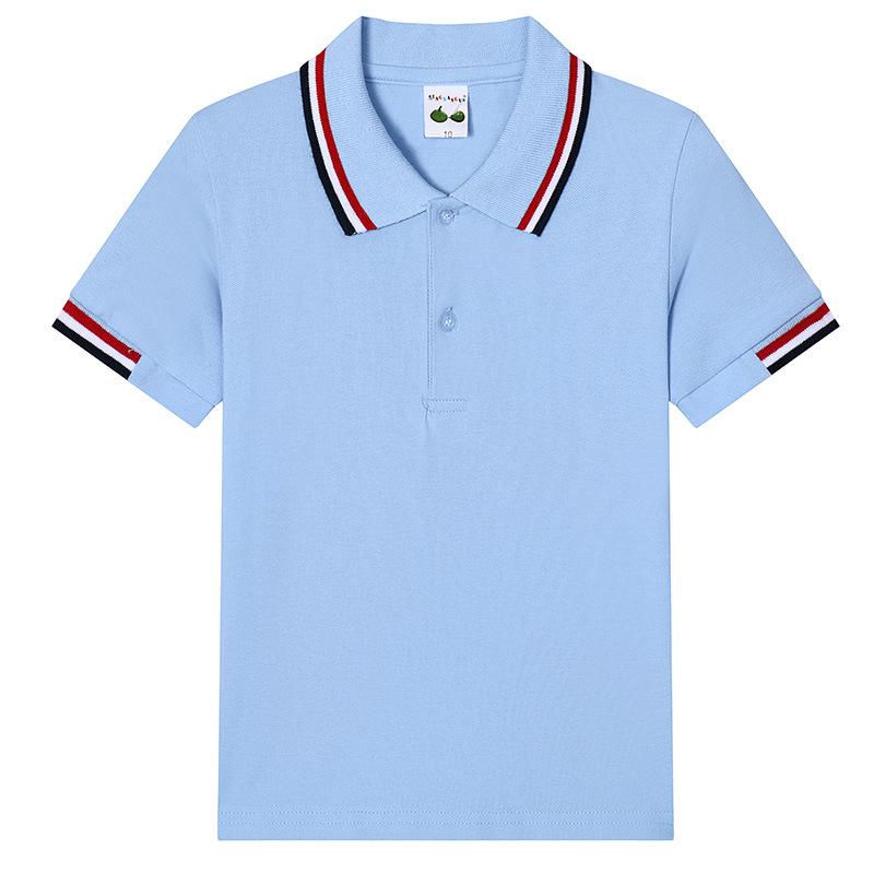 Djeco polo majica s ovratnikom (logotip otisak, combed pamuk 96%+, ljetni stil, 3–8 godina)