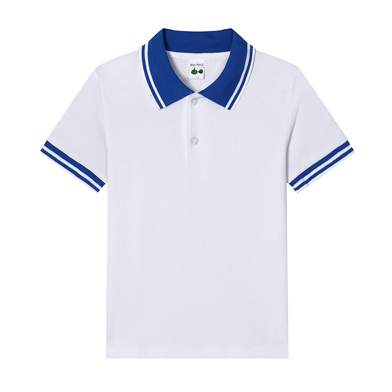 Djeco polo majica s ovratnikom (logotip otisak, combed pamuk 96%+, ljetni stil, 3–8 godina)
