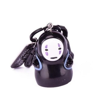 Ключодържател от смола – двойка No-Face, карикатурен стил, за чанти и раници