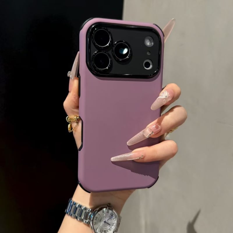 Kryt na iPhone – protišmykový, proti otlačkom prstov, silikónový materiál, matný povrch, odolný voči nárazu