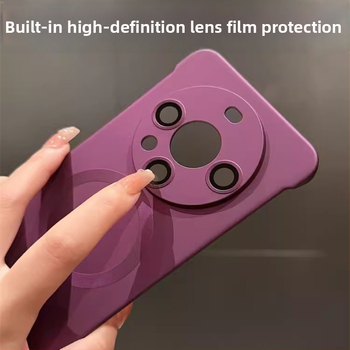 Kryt na telefón Huawei P80Pro+ bez rámu, magnetický, matný povrch, PC obal pre Mate60Pro – odolný voči nárazom, proti pádu, magnetické priťahovanie