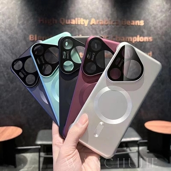 Carcasă pentru telefon Huawei P80Pro+ fără ramă, magnetică, finisaj mat, husă PC pentru Mate60Pro – rezistentă la șocuri, anti cadere, prindere magnetică