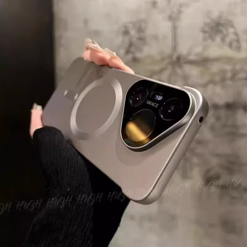 Carcasă pentru telefon Huawei P80Pro+ fără ramă, magnetică, finisaj mat, husă PC pentru Mate60Pro – rezistentă la șocuri, anti cadere, prindere magnetică