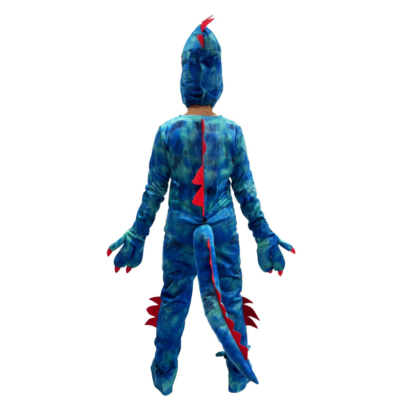 Cosplay kostim dinosaura za djecu, unisex, prugasti uzorak, kristalno mekan poliester, glavni materijal 95% poliester, za Halloween i scenske nastupe