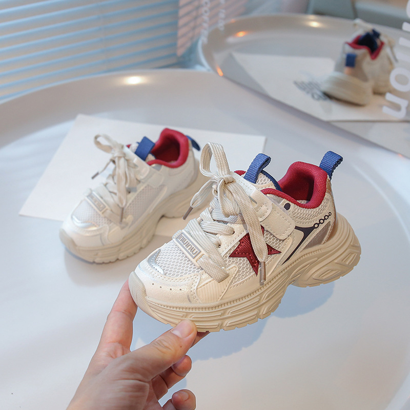 Dječje unisex tenisice s Velcro – prozračne, lagane, protuklizne, gumeni đon