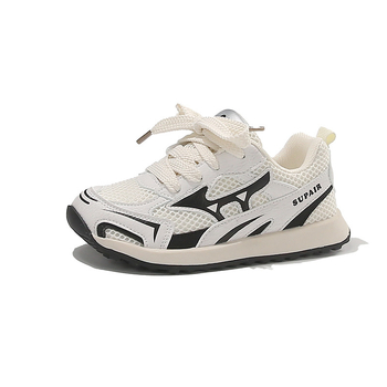Dječje tenisice za trčanje s prozračnom mrežom, Velcro zatvarač, unisex, svakodnevne sportske tenisice s gumenom potplatom