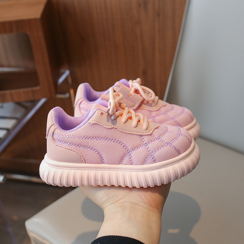 Dječje mrežaste tenisice s Velcro kopčanjem, gumeni potplat, Korejski stil