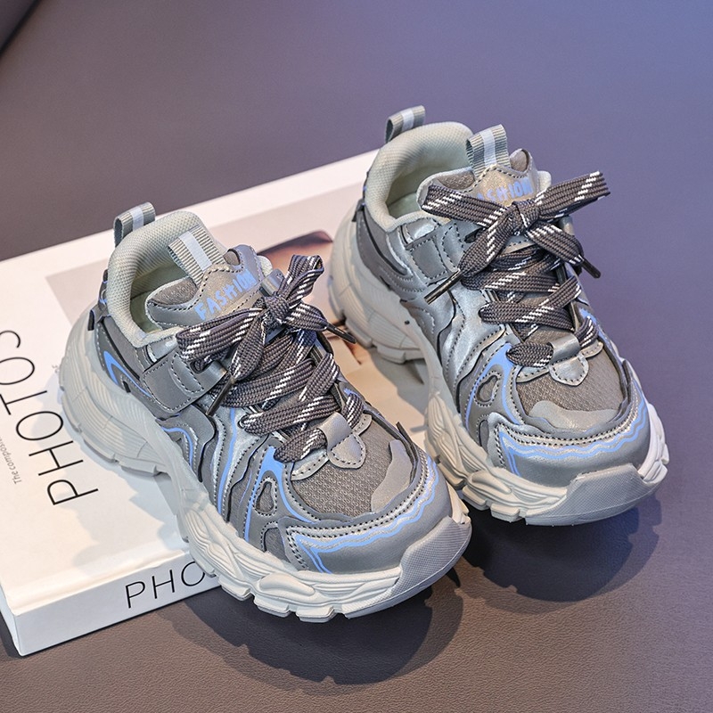Dječje tenisice Dad Shoes – gornji dio od mikrovlakana, Velcro zatvarač, lagana EVA potplata, protuklizne, za proljeće i jesen
