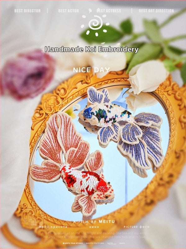 Неръждаем стомана ключодържател-подвеска – DIY комплект за бродерия в японски/корейски стил