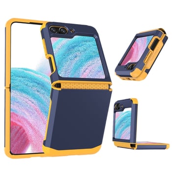 Carcasă pentru Samsung Galaxy Z Flip6/5/4/3, cu protecție completă și balama pliabilă, antișoc, disipare căldură, rezistență la uzură, antiamprente, TPU+PC, finisaj pulverizat