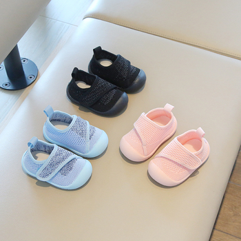 Unisex dječje sportske tenisice, prozračni mrežasti gornji dio, Velcro zatvarač, niski kroj, TPE potplat, za djecu od 12-36 mjeseci