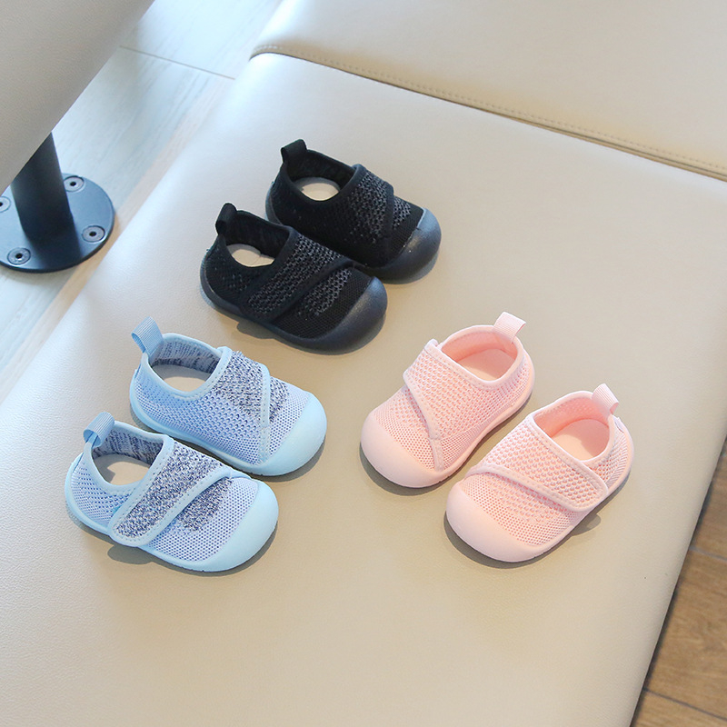 Unisex dječje sportske tenisice, prozračni mrežasti gornji dio, Velcro zatvarač, niski kroj, TPE potplat, za djecu od 12-36 mjeseci