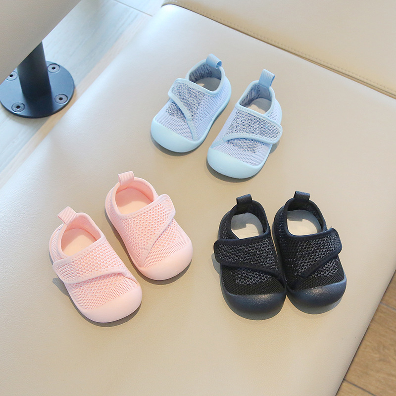 Unisex dječje sportske tenisice, prozračni mrežasti gornji dio, Velcro zatvarač, niski kroj, TPE potplat, za djecu od 12-36 mjeseci