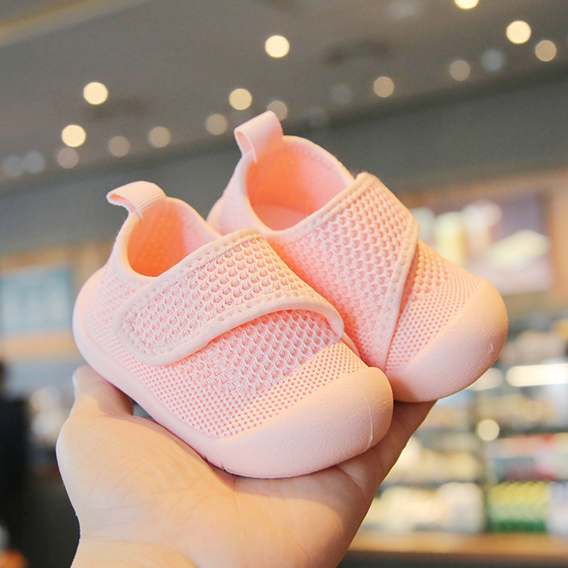 Unisex dječje sportske tenisice, prozračni mrežasti gornji dio, Velcro zatvarač, niski kroj, TPE potplat, za djecu od 12-36 mjeseci