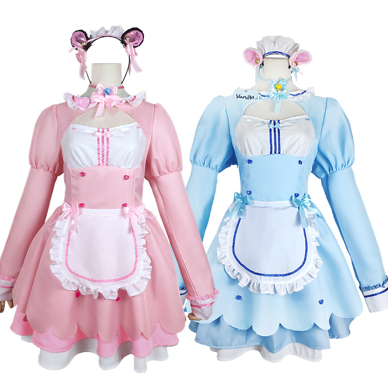 Cosplay Haljina Sluškinje za Anime - Žensko, Poliester, Ink Feather Brand, Proljeće 2025
