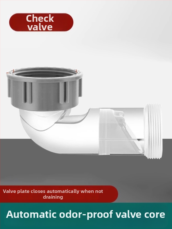 Wise Bath Plastični komplet odvodnih cijevi za kuhinjski sudoper – potpuno set, model 7845621, moderan jednostavan stil