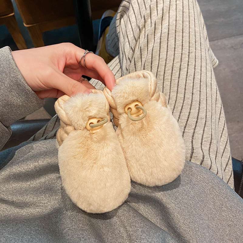 Dječje pamučne cipele, unisex, gornji materijal: krzno, dob 12–36 mjeseci, ležerni stil