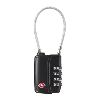 TSA vámzár 008 kulcslyukos, cinkötvözetből készült, poggyász cipzár-zár jelszóval