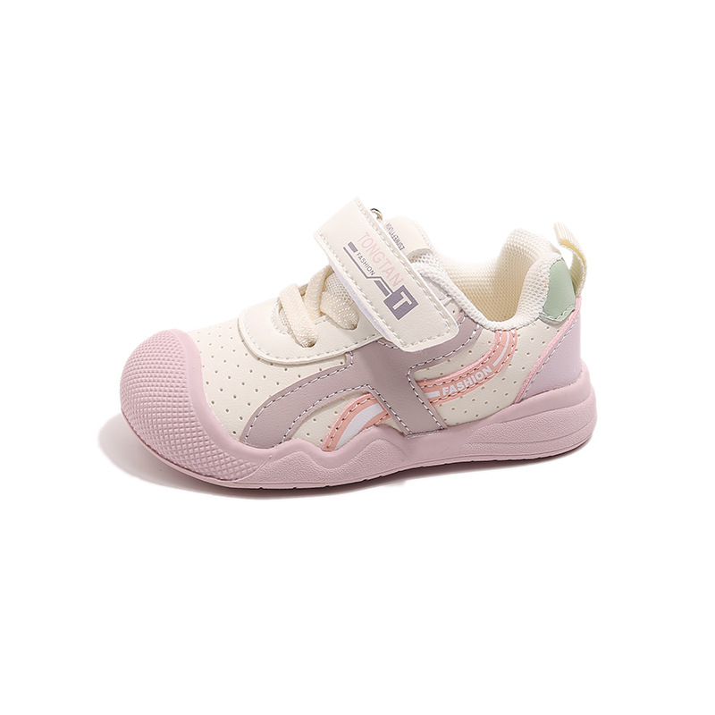 2026 nove cipele za hodanje za bebe, gornji dio od sintetičke kože, mekani đon, protuklizne, Velcro zatvarač