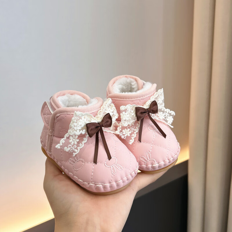 Cipele za bebe i malu djecu, zatvaranje na Velcro, gumena potplata, gornji dio od umjetne kože, protuklizne i tople