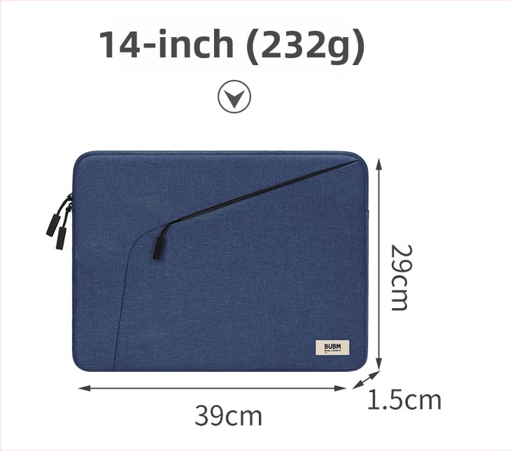 BUBM vnútorná taška na notebook, polyester, jednoduchý vzor, unisex, jar 2024