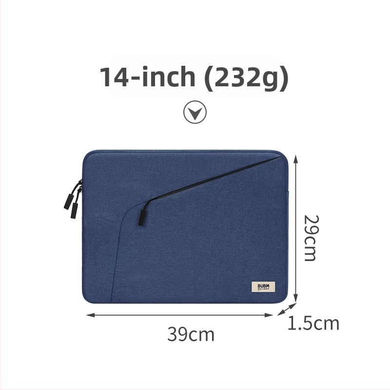 BUBM vnútorná taška na notebook, polyester, jednoduchý vzor, unisex, jar 2024