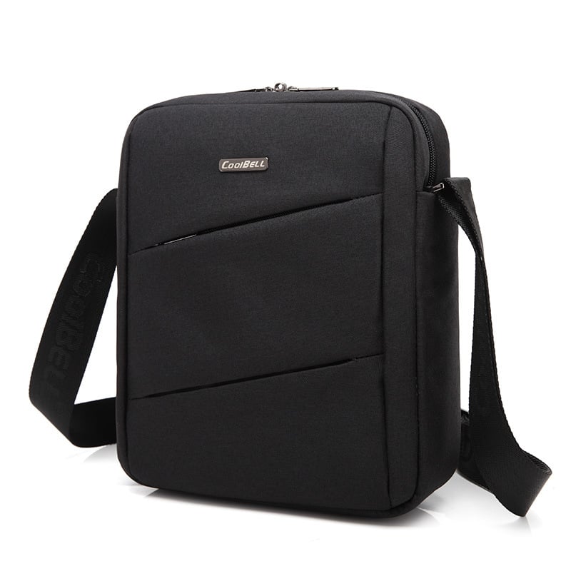 Coolbell CB-6202 Νάιλον τσάντα crossbody για tablet 10,6 ιντσών – Unisex, Κλείσιμο με φερμουάρ, Πολυεστερική επένδυση, Εσωτερικές θήκες για το τηλέφωνο, ταυτότητα, φορητό υπολογιστή και κάμερα