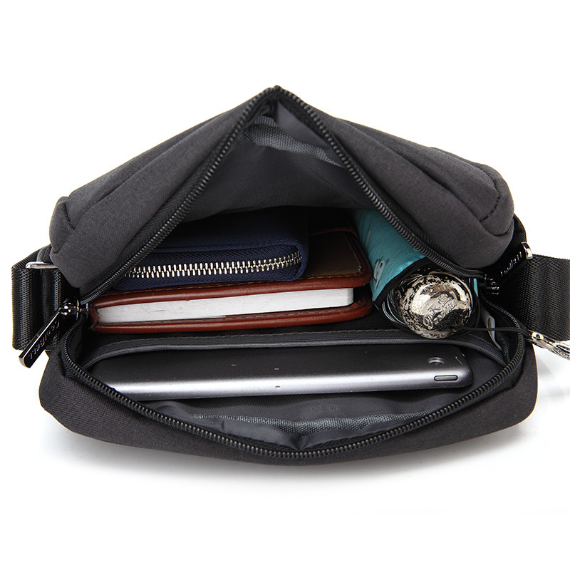 Coolbell CB-6202 Νάιλον τσάντα crossbody για tablet 10,6 ιντσών – Unisex, Κλείσιμο με φερμουάρ, Πολυεστερική επένδυση, Εσωτερικές θήκες για το τηλέφωνο, ταυτότητα, φορητό υπολογιστή και κάμερα