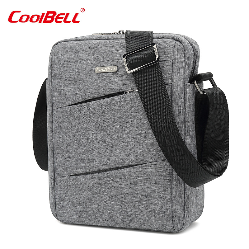 Coolbell CB-6202 Νάιλον τσάντα crossbody για tablet 10,6 ιντσών – Unisex, Κλείσιμο με φερμουάρ, Πολυεστερική επένδυση, Εσωτερικές θήκες για το τηλέφωνο, ταυτότητα, φορητό υπολογιστή και κάμερα