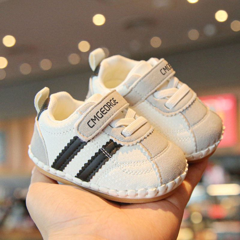 Cipele za bebe za vanjsku upotrebu – Unisex, gornji dio od sintetičke kože, casual stil, uzrast 12–36 mjeseci, proljeće 2025