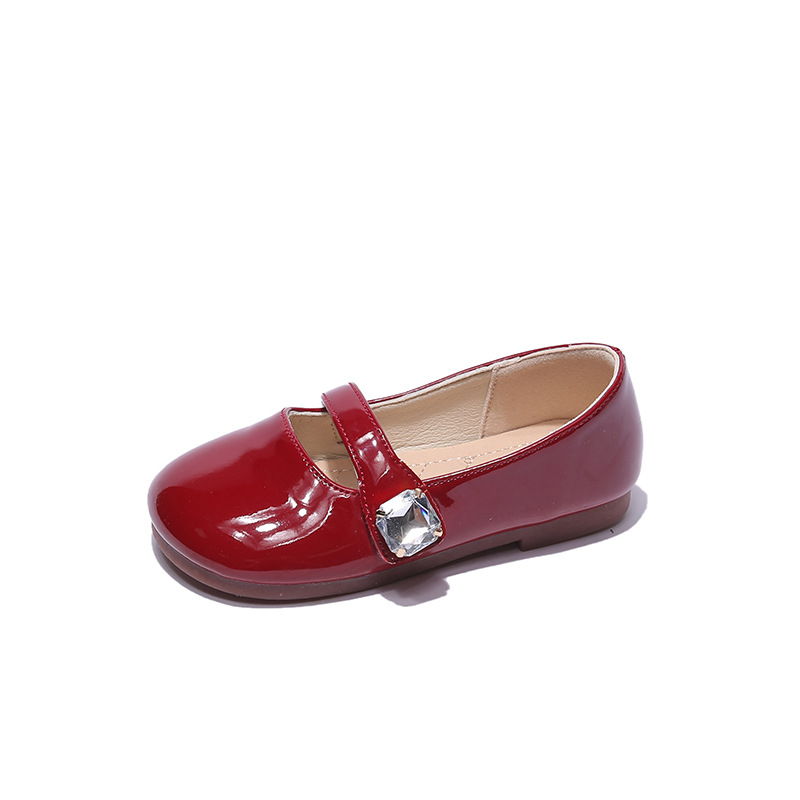 Обувки за момичета от PU кожа с катарама, подплата PU, стелка PU и подметка TPR, за деца на възраст 4–12 години