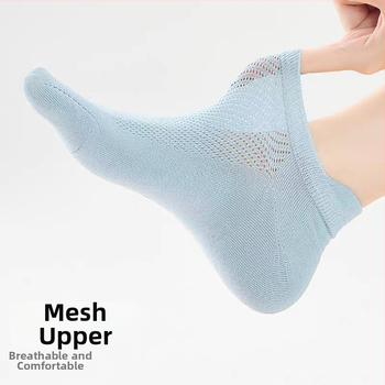 Дамски чорапи с пет пръста от чист памук, антибактериални, абсорбират изпотяване, против миризма