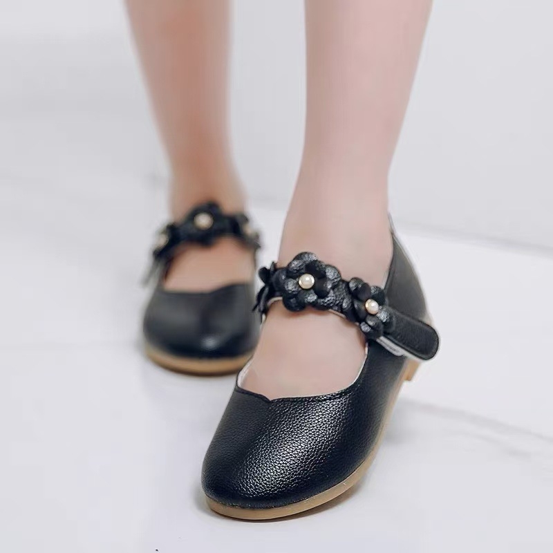 Koreai stílusú gyerek PU balerina, felső PU, bélés PU, talp EVA, gumitalp, 1-16 évesek, 2024 tavasz-ősz