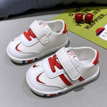 Unisex cipele za bebe 12-36 mjeseci, gornji dio od umjetne kože, protuklizna potplata, mekani potplat.