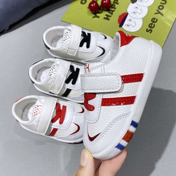 Unisex cipele za bebe 12-36 mjeseci, gornji dio od umjetne kože, protuklizna potplata, mekani potplat.
