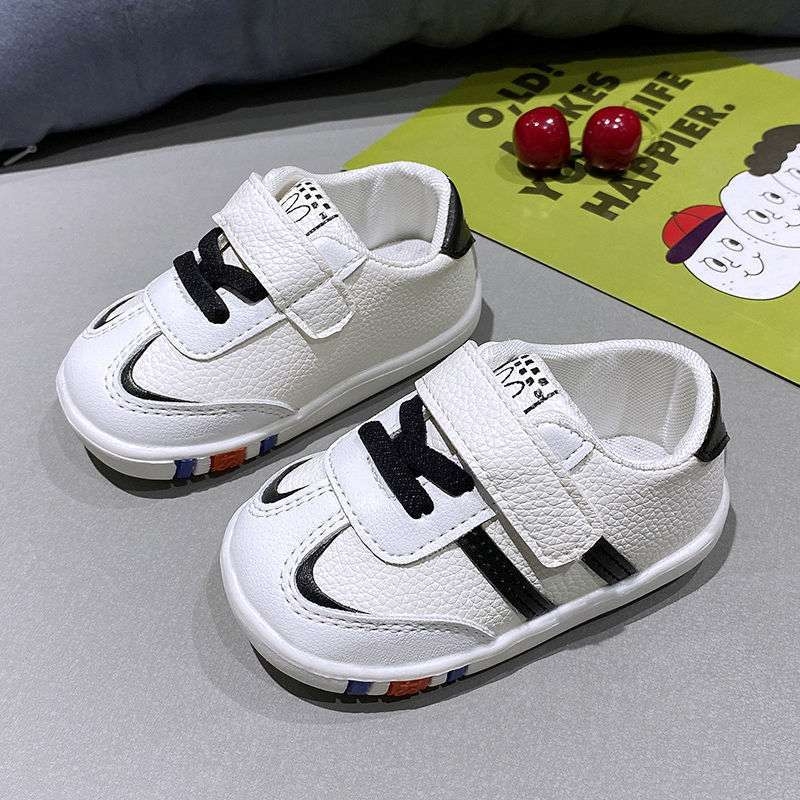 Unisex cipele za bebe 12-36 mjeseci, gornji dio od umjetne kože, protuklizna potplata, mekani potplat.