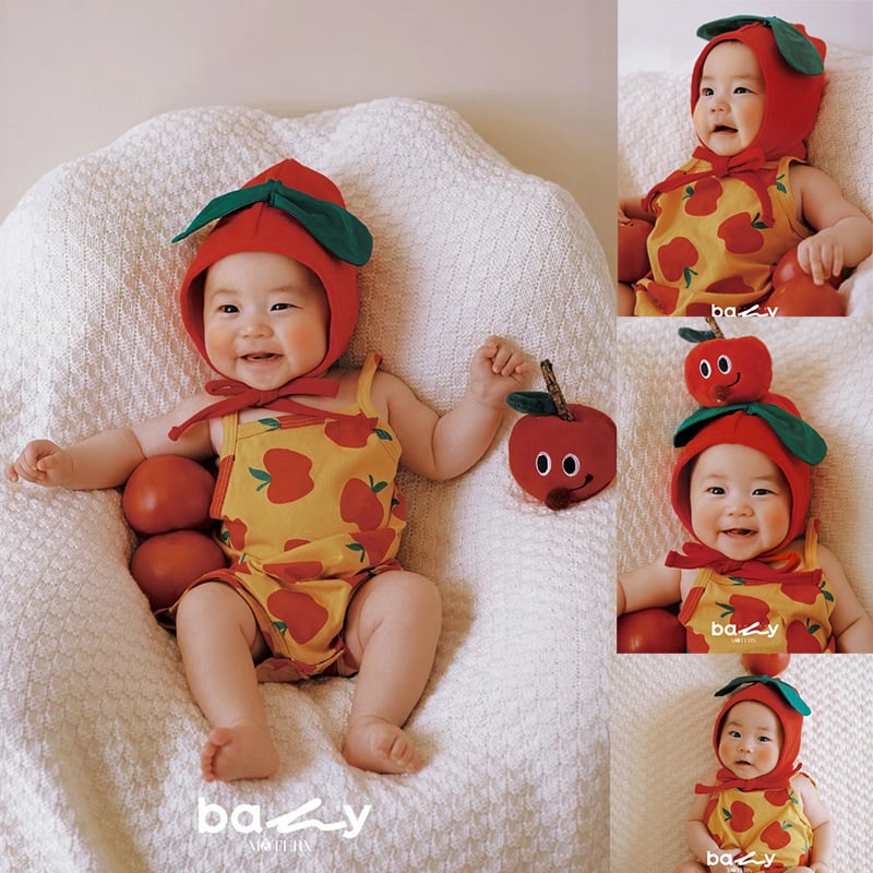 Újszülött fotózáshoz készülő ruhaszett, 100% pamut, ujj nélküli, uniszex, több darabból álló készlet kapucnival, rajzfilm virág mintával