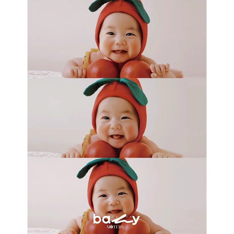 Újszülött fotózáshoz készülő ruhaszett, 100% pamut, ujj nélküli, uniszex, több darabból álló készlet kapucnival, rajzfilm virág mintával